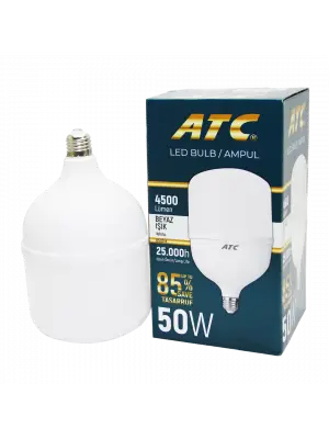 50w Torch Led Bulb Ampul Beyaz E27
