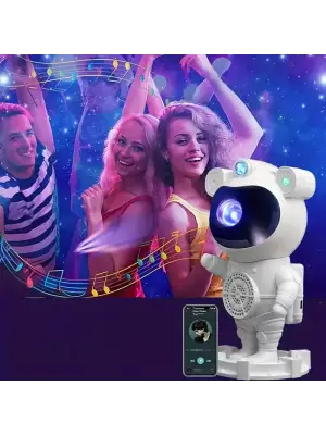 Akıllı Astronot Projeksiyon Gece Aydınlatma &amp; Bluetooth Hoparlör
