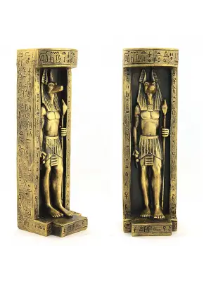 Anubis Figürlü Mumluk