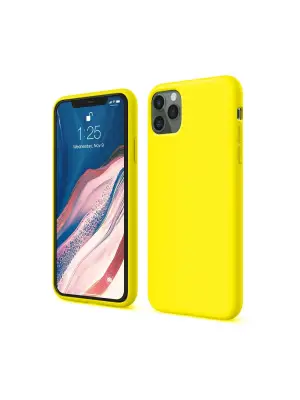 Apple İphone 11 Pro Kılıf First Silikon - Sarı