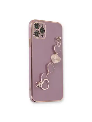 Apple İphone 11 Pro Max Kılıf Esila Silikon - Mor