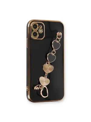 Apple İphone 12 Kılıf Esila Silikon - Siyah