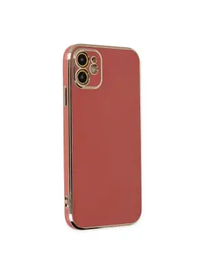 Apple İphone 12 Kılıf Volet Silikon - Kırmızı