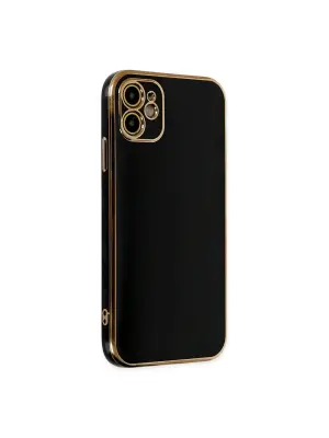 Apple İphone 12 Kılıf Volet Silikon - Siyah