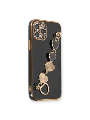Apple İphone 12 Pro Kılıf Esila Silikon - Siyah