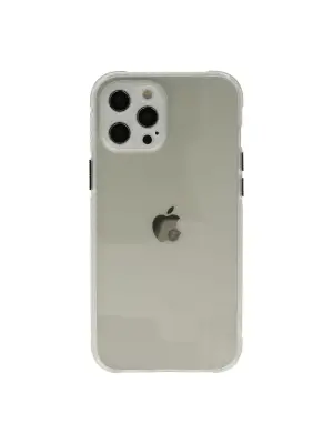Apple İphone 12 Pro Kılıf Miami Şeffaf Silikon - Şeffaf