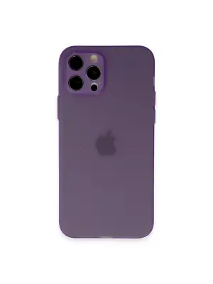 Apple İphone 12 Pro Kılıf Puma Silikon - Koyu Mor