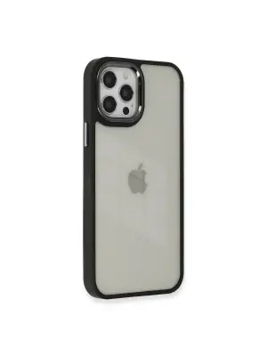Apple İphone 12 Pro Max Kılıf Dora Kapak - Siyah