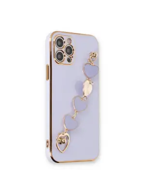 Apple İphone 12 Pro Max Kılıf Esila Silikon - Lila