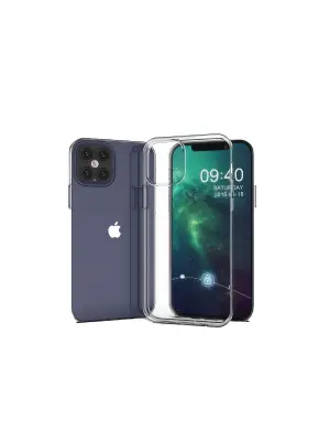 Apple İphone 12 Pro Max Kılıf Lüx Şeffaf Silikon