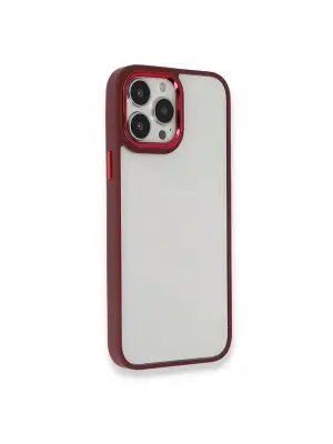 Apple İphone 13 Pro Max Kılıf Dora Kapak - Kırmızı