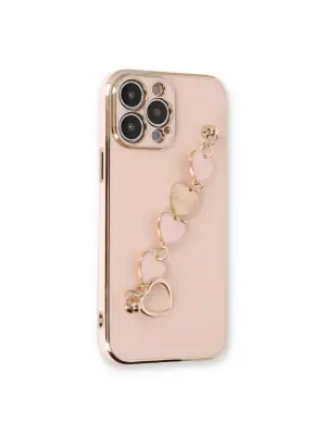 Apple İphone 13 Pro Max Kılıf Esila Silikon - Pudra
