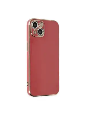 Apple İphone 14 Kılıf Volet Silikon - Kırmızı