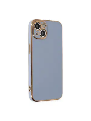 Apple İphone 14 Kılıf Volet Silikon - Mavi