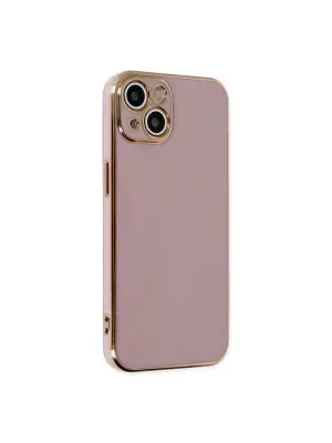 Apple İphone 14 Kılıf Volet Silikon - Mor