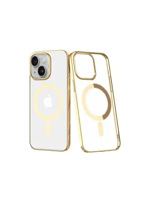Apple İphone 14 Plus Kılıf Element Magneticsafe Sert Kapak - Gold