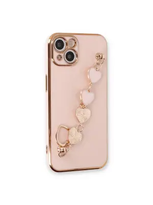 Apple İphone 14 Plus Kılıf Esila Silikon - Pudra