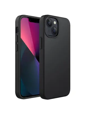 Apple İphone 14 Plus Kılıf First Silikon - Siyah