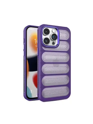 Apple İphone 14 Pro Kılıf Airmax Silikon Kapak - Derin Mor