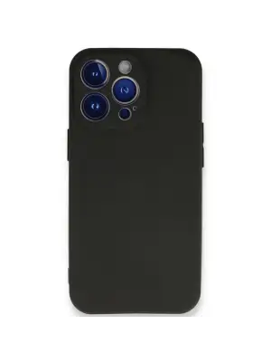 Apple İphone 14 Pro Kılıf First Silikon - Siyah