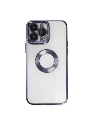 Apple İphone 14 Pro Kılıf Slot Silikon - Mor