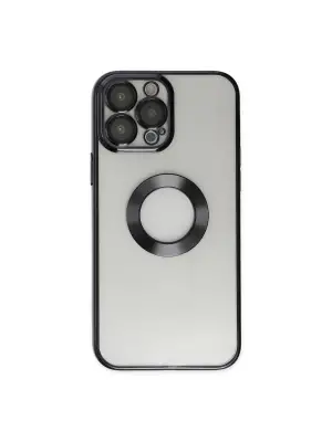 Apple İphone 14 Pro Kılıf Slot Silikon - Siyah