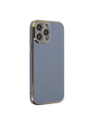 Apple İphone 14 Pro Kılıf Volet Silikon - Mavi