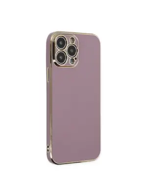 Apple İphone 14 Pro Kılıf Volet Silikon - Mor