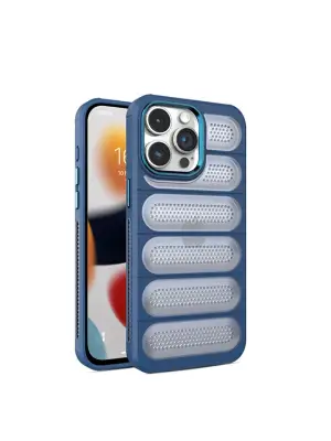 Apple İphone 14 Pro Max Kılıf Airmax Silikon Kapak - Lacivert