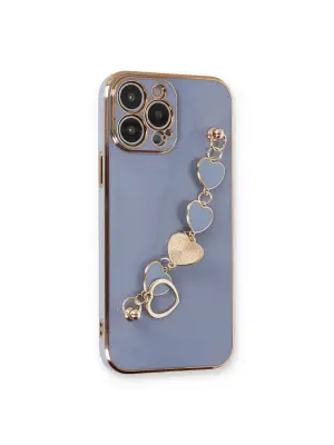 Apple İphone 14 Pro Max Kılıf Esila Silikon - Gri