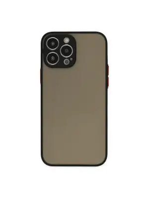 Apple İphone 14 Pro Max Kılıf Montreal Silikon Kapak - Siyah