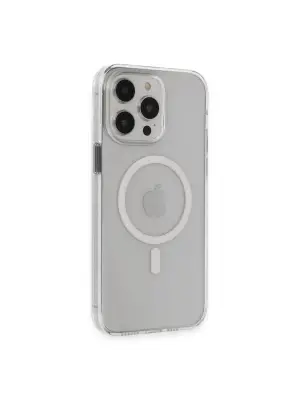 Apple İphone 14 Pro Max Kılıf Tron Şeffaf Magsafe Kapak - Şeffaf