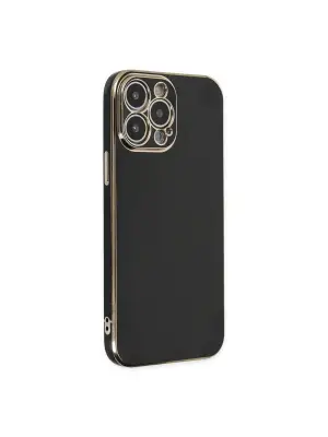Apple İphone 14 Pro Max Kılıf Volet Silikon - Siyah