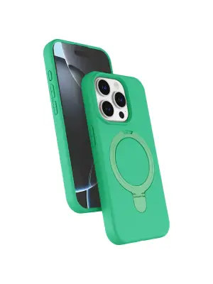 Apple İphone 14 Pro Max Regal Magsafe Standlı Kapak - Yeşil
