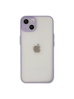 Apple İphone 15 Plus Kılıf Montreal Silikon Kapak - Mor