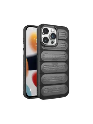 Apple İphone 15 Pro Max Kılıf Airmax Silikon Kapak - Siyah