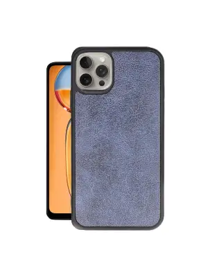 Apple İphone 15 Pro Max Kılıf Aras Deri Kapak - Lacivert
