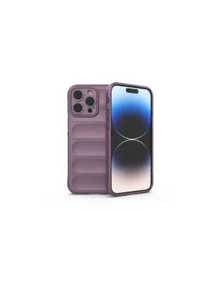 Apple İphone 15 Pro Max Kılıf Optimum Silikon - Mor