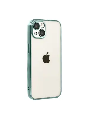 Apple İphone 15 Razer Lensli Silikon - Yeşil