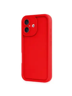 Apple İphone 16 Kılıf Viera Silikon - Kırmızı