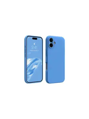 Apple İphone 16 Plus Kılıf First Silikon - Mavi