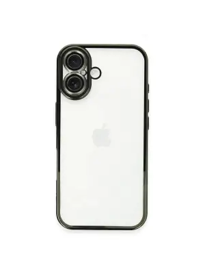 Apple İphone 16 Plus Kılıf Razer Lensli Silikon - Yeşil