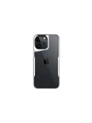 Apple İphone 16 Pro Kılıf Boyi Silikon Kapak - Gümüş