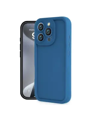Apple İphone 16 Pro Kılıf Viera Silikon - Mavi