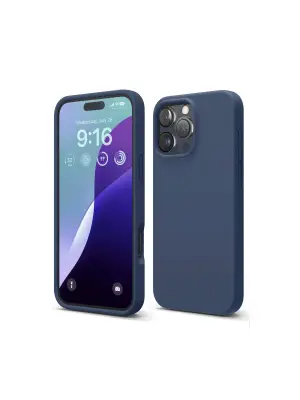 Apple İphone 16 Pro Max Kılıf First Silikon - Lacivert