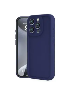 Apple İphone 16 Pro Max Kılıf Viera Silikon - Lacivert