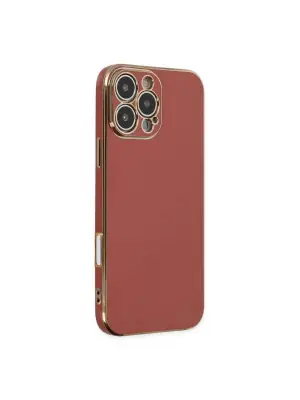 Apple İphone 16 Pro Max Kılıf Volet Silikon - Kırmızı