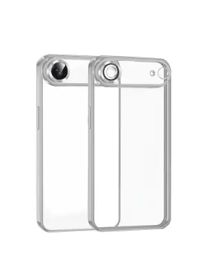 Apple İphone 17 Air Razer Lensli Silikon - Gümüş