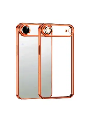Apple İphone 17 Air Razer Lensli Silikon - Turuncu