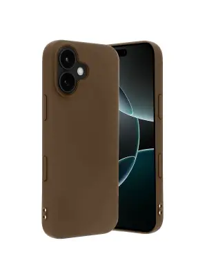 Apple İphone 17 First Silikon - Kahverengi